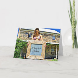 Lycklig 50:e födelsedagen från Bikini Babe! Kort