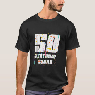 Lycklig 50:e födelsedagstorget Lycklig 50-åriga fö T Shirt