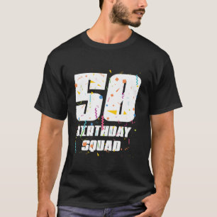 Lycklig 50:e födelsedagstorget Lycklig 50-åriga fö T Shirt