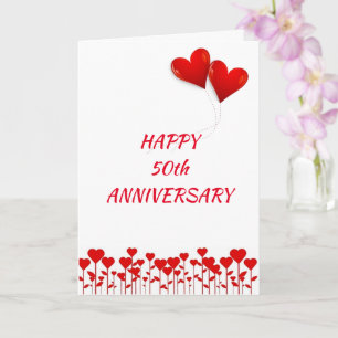 LYCKLIG ***50th**** ANNIVERSARY AND "ENJOY" Kort
