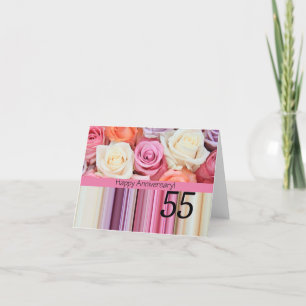 Lycklig 55-årsdagen ro kort