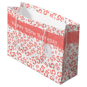 Lycklig 55: e födelsedagskalans slumpnummer Mönste