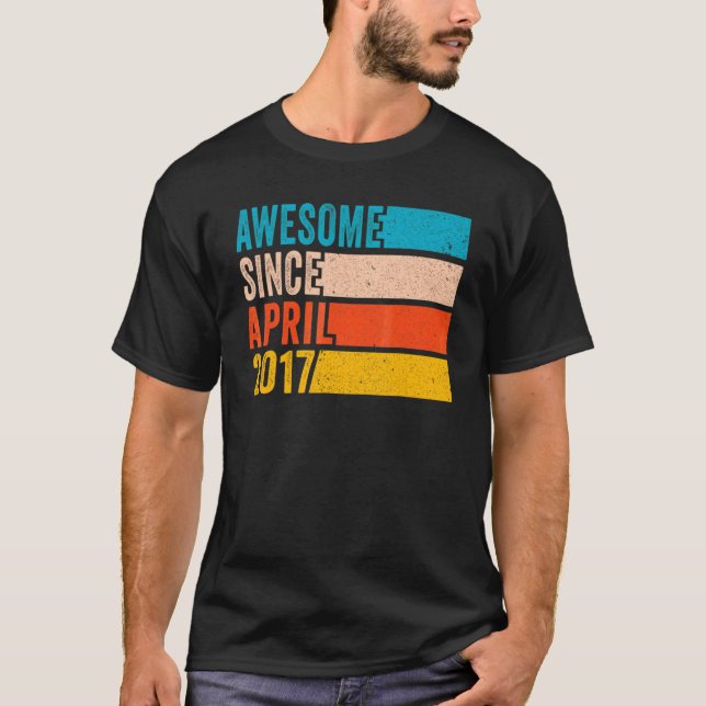 Lycklig 5:e födelsedagen 5 år gammal Fantastisk se T Shirt (Framsida)