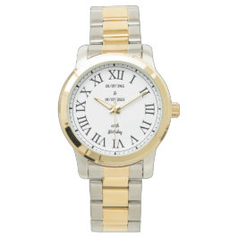 Lycklig 60:e födelsedagen armbandsur