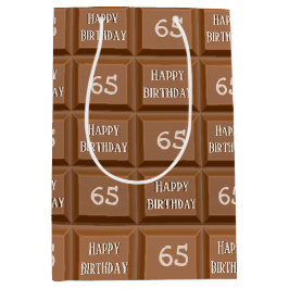 Lycklig 65e Birthday Chocolate Candy Pub
