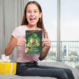 Lycklig 6-års födelsedag, St. Patrick's Day  Julkort