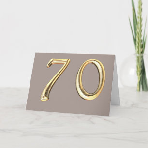 Lycklig 70:e födelsedagen 70:e 70 kort