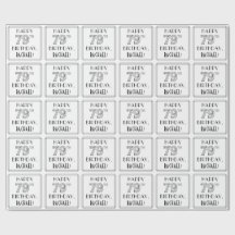 LYCKLIG 79:E BIRTHDAY; Art Deco Stil; eget namn