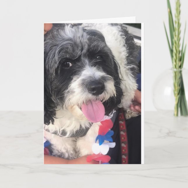 **LYCKLIG 8:e BIRTHDAG**-kort Kort (Framsida)