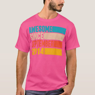 Lycklig 8:e födelsedagen 8 år gamla Fantastisk sed T Shirt