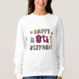 Lycklig 8:e födelsedagen. Åtta års överraskning pe T Shirt