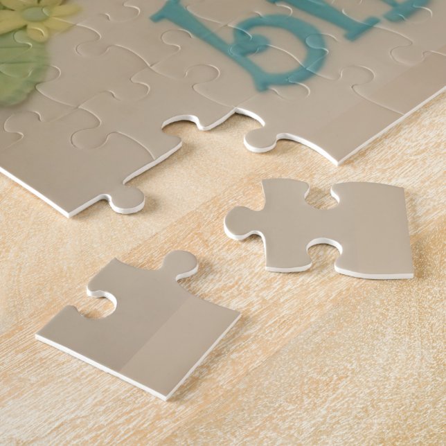 Lycklig 90:e färgrik födelsedag pussel (Sidan)