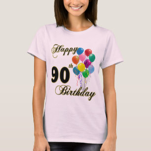 Lycklig 90:e födelsedag T-Shirt