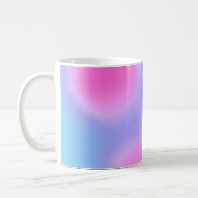 Lycklig Abstrakt Art Kaffemugg (Vänster)