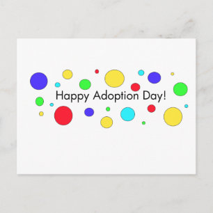 Lycklig-adoptionsdagen Vykort