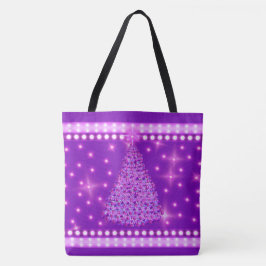 Lycklig Advent Season Dam tote Bag Tygkasse