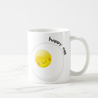 Lycklig äggmugg kaffemugg