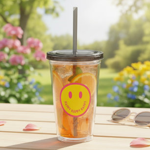 Lycklig Akryltumlare Take Away Mugg