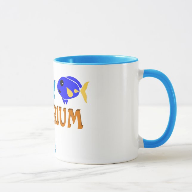 Lycklig akvariummugg mugg (Höger)