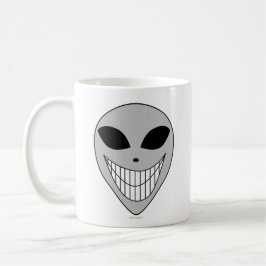 Lycklig Alien Smile Teth Cosmic Science fiction Kaffemugg