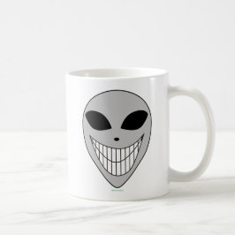 Lycklig Alien Smile Teth Cosmic Science fiction Kaffemugg
