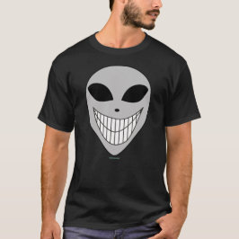 Lycklig Alien Smile Teth Cosmic Science fiction T Shirt