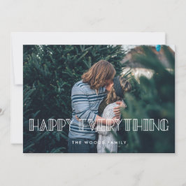 Lycklig All Retro Art Deco Photo Julkort