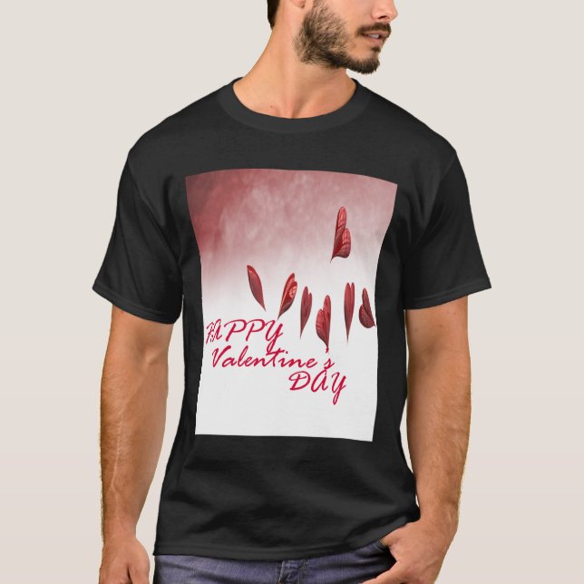 Lycklig Alla hjärtans dag 120 T Shirt (Framsida)