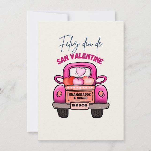 lycklig alla hjärtans dag julkort (Framsida)