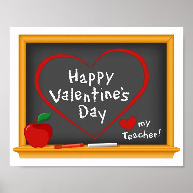 Lycklig Alla hjärtans dag! Poster (Framsidan)