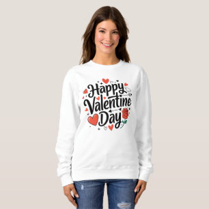 Lycklig Alla hjärtans dag romantiskt ro-hjärta på T Shirt