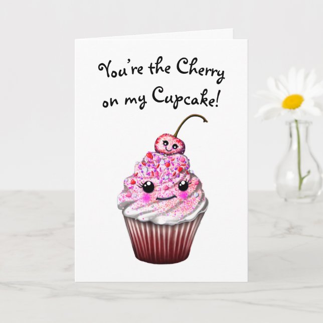 Lycklig Alla hjärtans dagskort Kort (Liten växt)