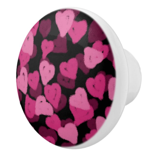 Lycklig Alla hjärtans dagstidningsklocka Knopp (Höger)