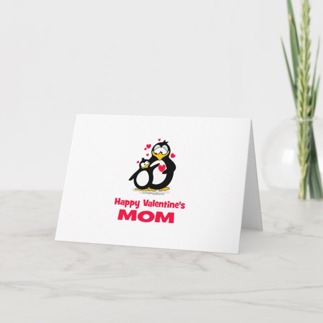 Lycklig Alla hjärtans Mamma Helgkort (Framsida)