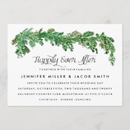 Lycklig allt efter inbjudan till bröllopsinbjudan 