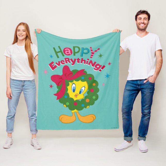 Lycklig Allt Fleecefilt (På plats)