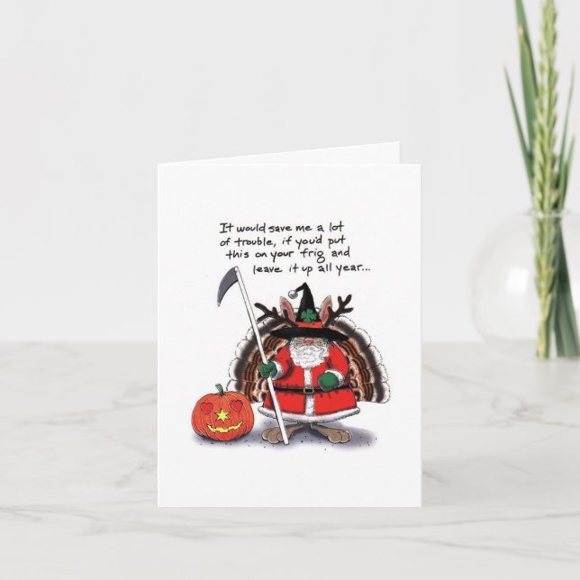 Lycklig Allt! Helgkort (Framsida)