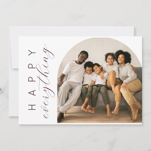 Lycklig ALLT Julkort (Framsida)