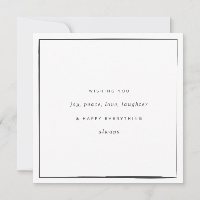 Lycklig allt nytt fotokort för nya år meddelande (Framsida)