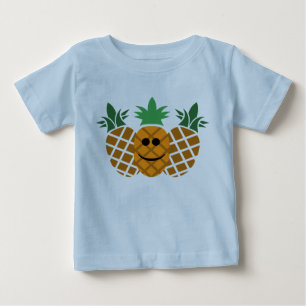 Lycklig-ananas design - Baby Bra Jersey T-Shirt