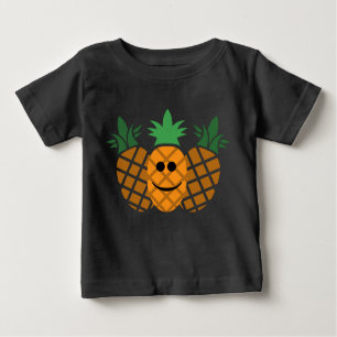 Lycklig-ananas design - Baby Bra Jersey T-Shirt