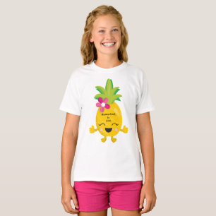 Lycklig ananas Homeschool är kall Tee Shirt