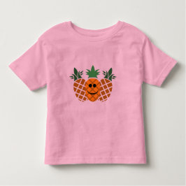 Lycklig-ananasdesign - Småbarn Bra Jersey T-Shi T Shirt