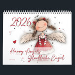 Lycklig Änglar - Glückliche Engel 2026 Kalender<br><div class="desc">Kalendern för änglar/körsbärnsklubbarna/änglar-kalendern för vårdnadshavare är designad för att ge inspiration och glädje under hela året. Varje månad visas vackra änglar i rött, vitt och brunt som utstrålar värme och positivitet. Den här kalendern är en vacker konst och mening och ger dig själv en tankfull gåva eller en lugnande daglig...</div>