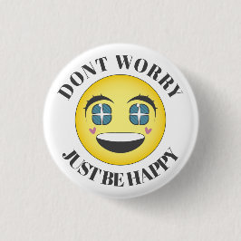 Lycklig anime ansikte knapp