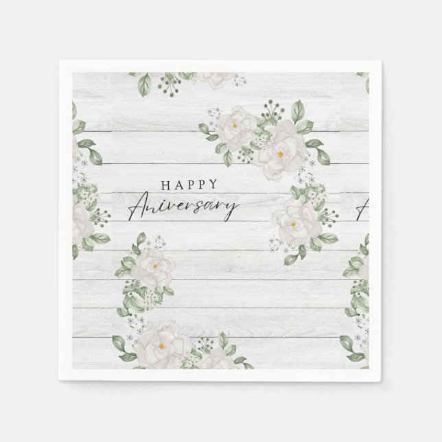 LYCKLIG ANIVERSARY PAPPERSSERVETT (Framsidan)