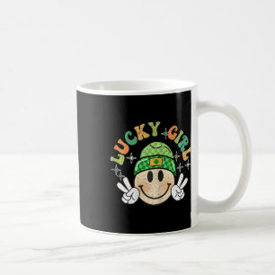Lycklig anka rolig St Patricks Day Kaffemugg
