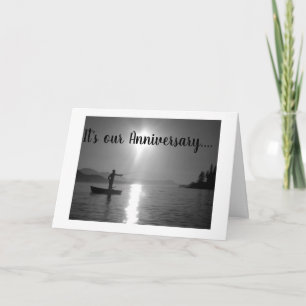 LYCKLIG ANNIVERSARI TILL MIN *FAVORITE FISHERMAN * KORT