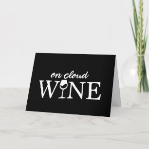 LYCKLIG ANNIVERSARI TILL MIN KÄRLEK "CLOUD VIN" KORT