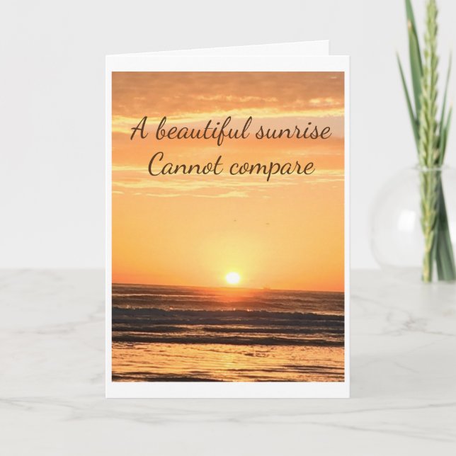 LYCKLIG ANNIVERSARY ON "OUR ANNIVERSARY" KORT (Framsida)